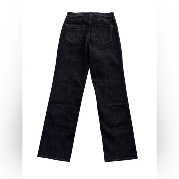 🌙 WHBM Extra High-Rise Patch Pocket Straight Leg Jeans – Midnight Rinse (6R) - Picture 6 of 9